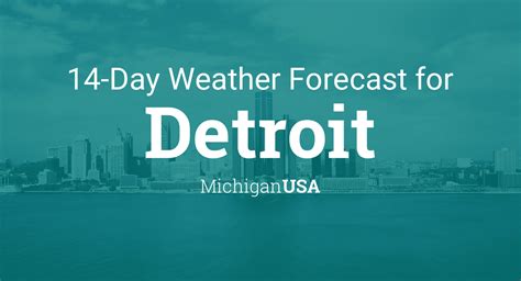 detroit weather forecast|14 day weather forecast detroit.